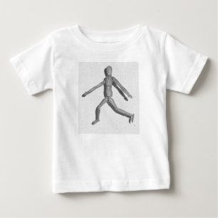 Wooden Human Mannequin Baby T-Shirt