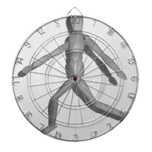 Wooden Human Mannequin Dartboard (Front)