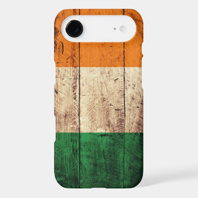 Wooden Ireland Flag Case-Mate iPhone Case (Back)