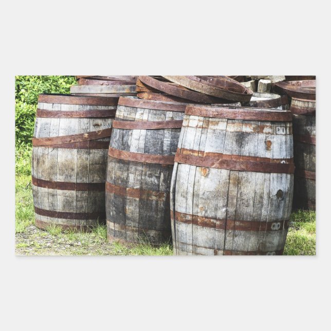 Wooden Keg Barrels Sticker (Front)