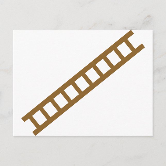 wooden ladder postcard (Front)