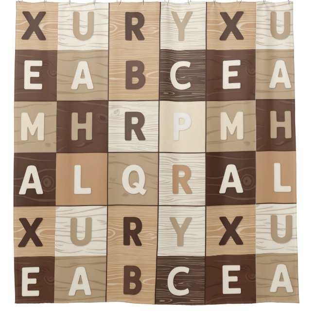 Wooden Letter Grid (Front)