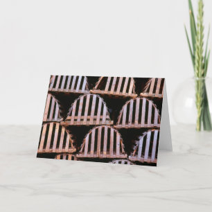 Wooden Lobster Traps Horizontal Card
