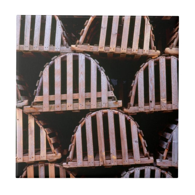 Wooden Lobster Traps Horizontal Tile (Front)