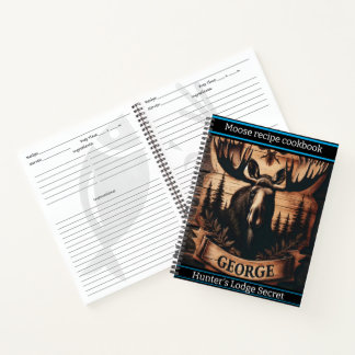 Wooden moose showcases nature's charm notebook