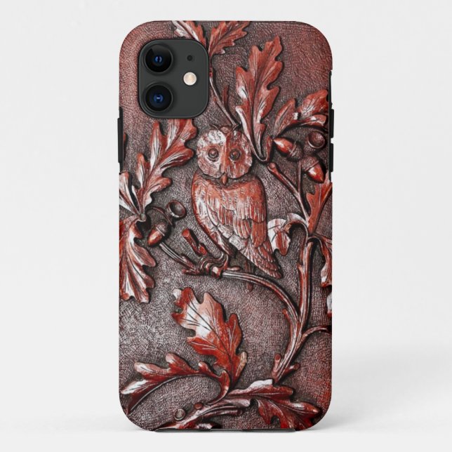 wooden owl iphone Case-Mate iPhone case (Back)