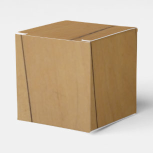 wooden panels favor box
