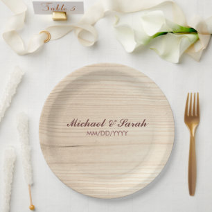 Wooden Paper Plate