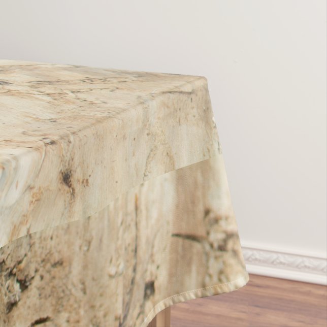 Wooden pattern tablecloth (In Situ)