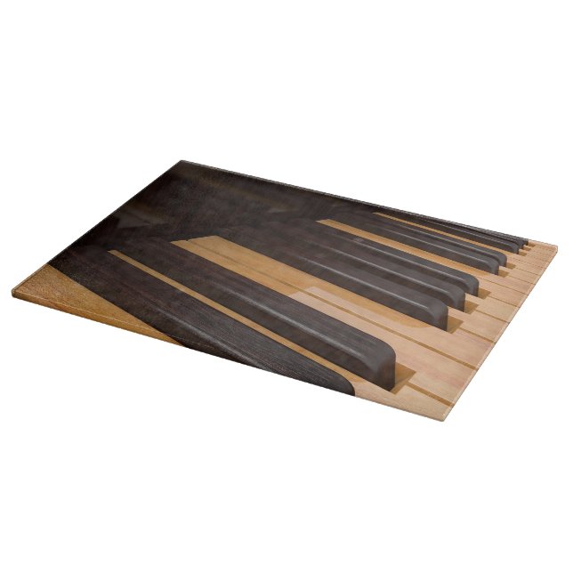 Wooden Piano Keys Cutting Board (Corner)