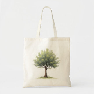wooden picture tote bag