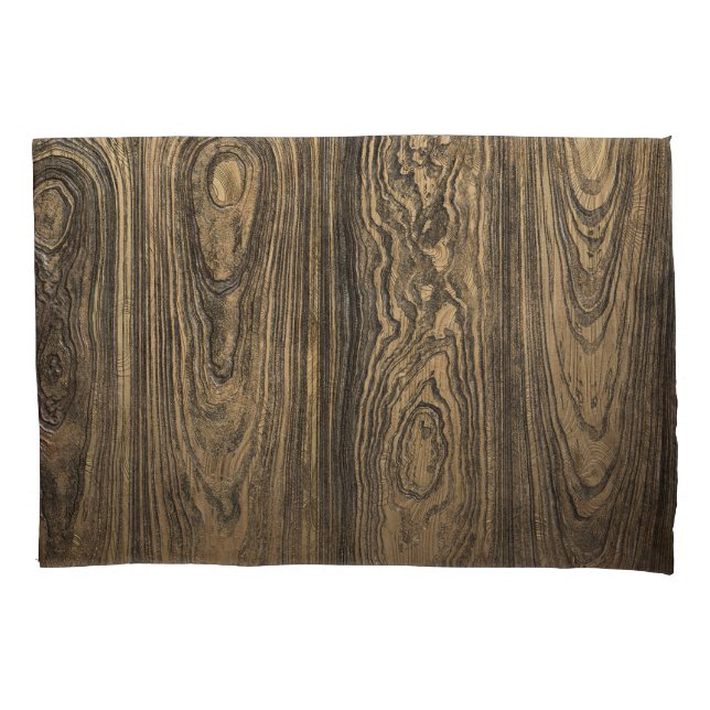 Wooden planks, natural texture background. pillowcase (Front)