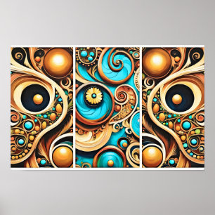 Wooden Puzzle Poster