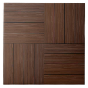 Wooden Quartet Ceramic Tile