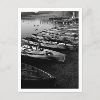 Wooden Rowing Boats - Derwentwater, Lake District  Postcard