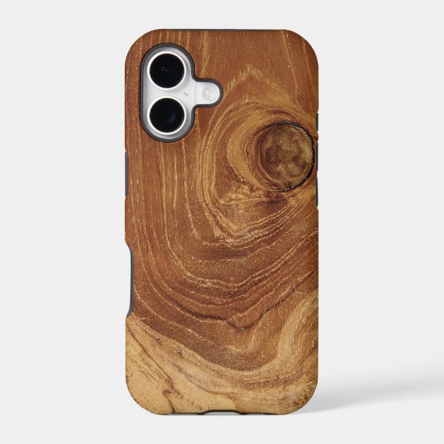 Wooden Rustic Teak Wood Texture Wood Grain Photo (Back)