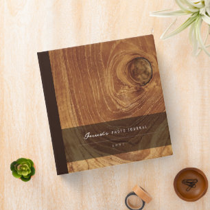 Wooden Rustic Teak Wood Texture Wood Grain Photo Binder