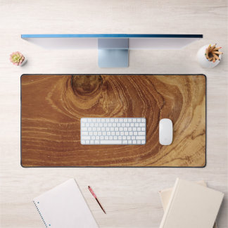 Wooden Rustic Teak Wood Texture Wood Grain Photo Desk Mat