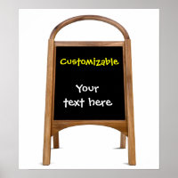 Wooden Sandwich Board