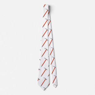 Wooden Shafted Ice Axe Illustration Tie