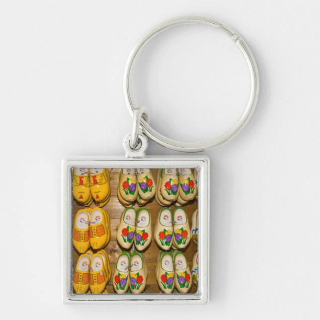 Wooden Shoes, Dutch Village Shop, Noordhuizen Keychain (Front)