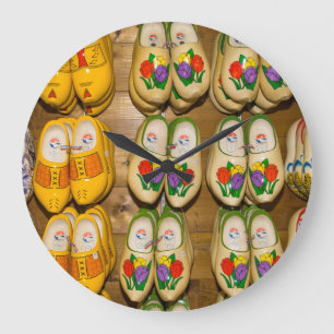 Wooden Shoes, Dutch Village Shop, Noordhuizen Large Clock