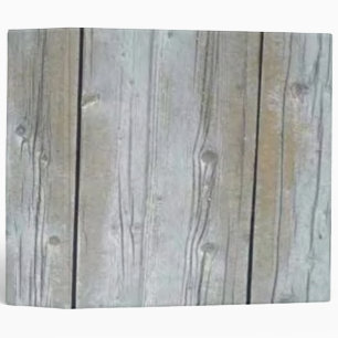 Wooden Siding Avery Binder