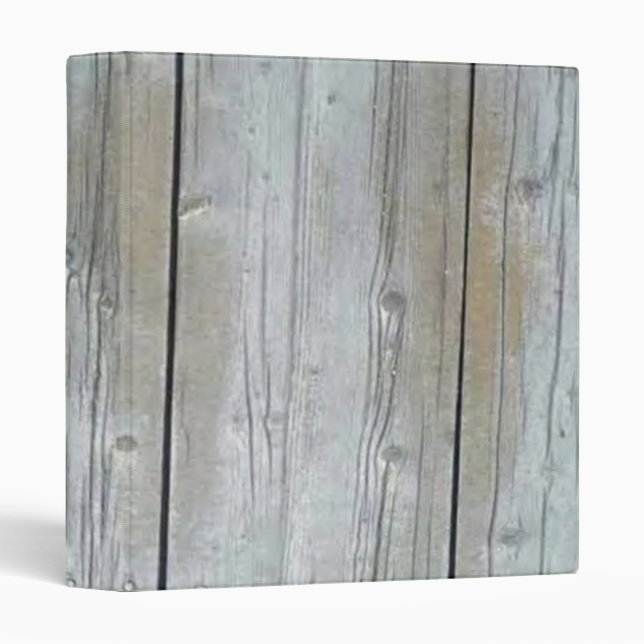 Wooden Siding Avery Binder (Front/Spine)