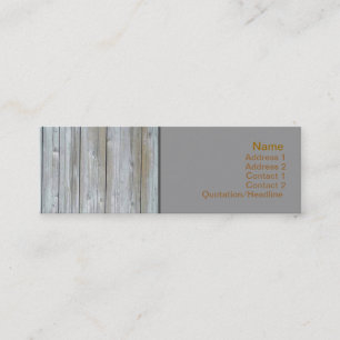 Wooden Siding Business Card