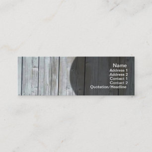 Wooden Siding Business Card