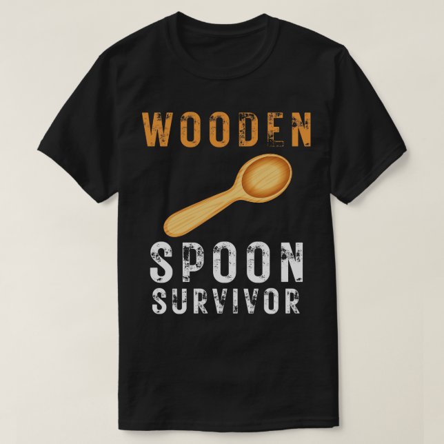 Wooden Spoon Survivor 15 T-Shirt (Design Front)