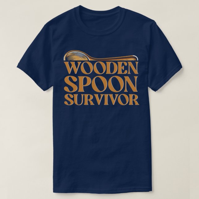 Wooden Spoon Survivor 2 T-Shirt (Design Front)