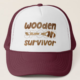 Wooden Spoon Survivor Funny Italian Fun Expression Trucker Hat