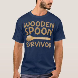 Wooden Spoon Survivor funny Italian  T-Shirt