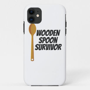 Wooden Spoon Survivor Funny Nostalgia iPhone 11 Case