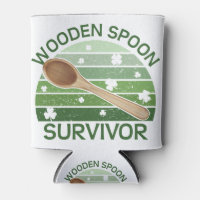 Wooden Spoon Survivor Funny St Paddys day Design