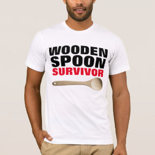 WOODEN SPOON SURVIVOR Funny T-shirts