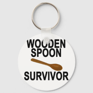 Wooden Spoon Survivor Light T-Shirt.png Keychain