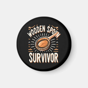 Wooden spoon Survivor Magnet