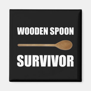 Wooden Spoon Survivor Magnet