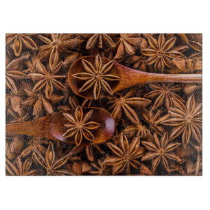 Wooden Spoons and Anise Cutting Board