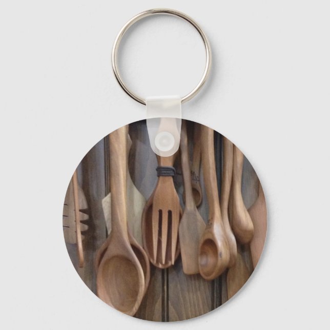 Wooden Spoons Keychain (Front)