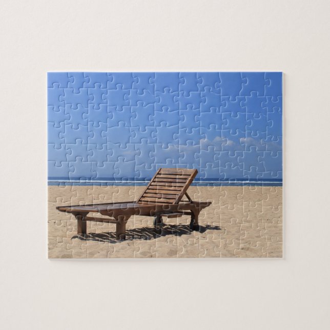 Wooden sunbed jigsaw puzzle (Horizontal)