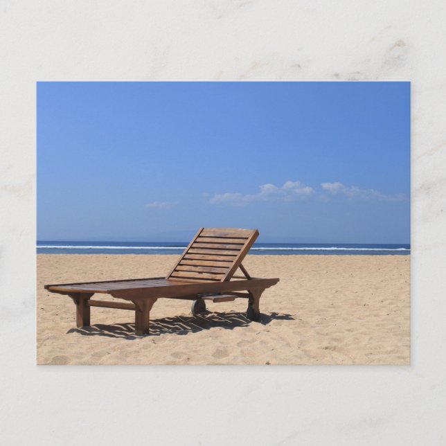 Wooden sunbed postcard (Front)