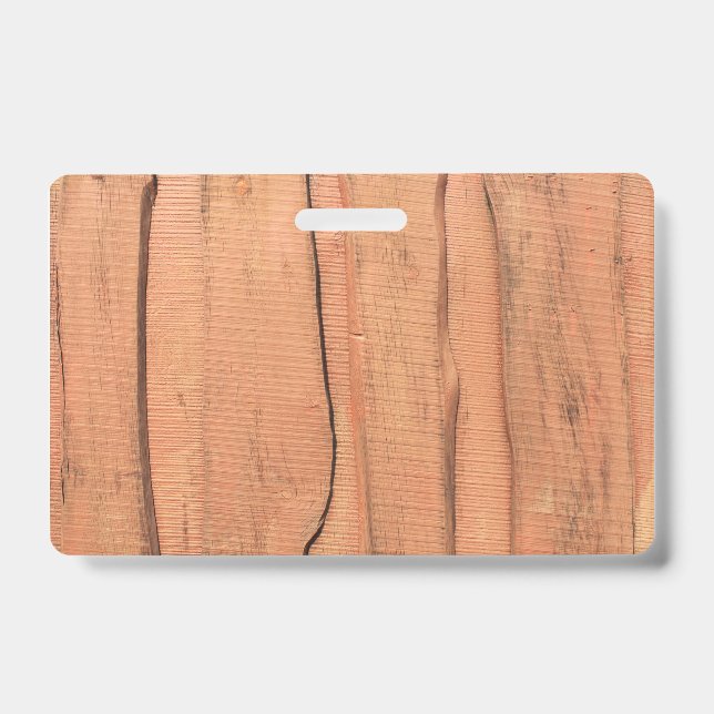 Wooden texture badge (Front)