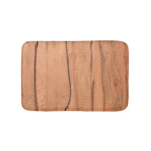 Wooden texture bath mat