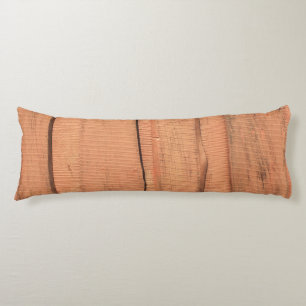 Wooden texture body pillow