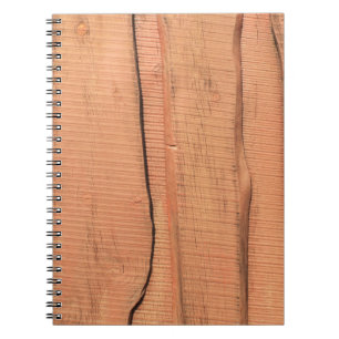 Wooden texture notebook