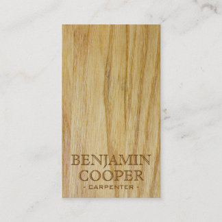 Wooden Texture - Style E Business Card