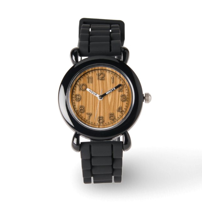 Wooden Texture Surface Design-35456 Watch (Front)